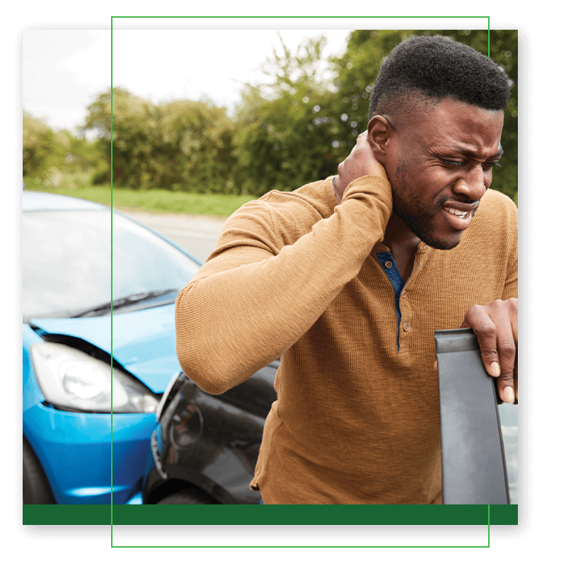 img of a man hurt in an accident