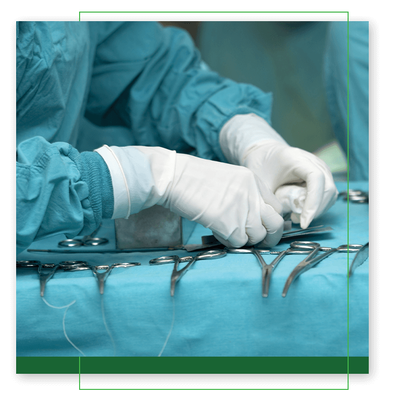 img of a surgery set up