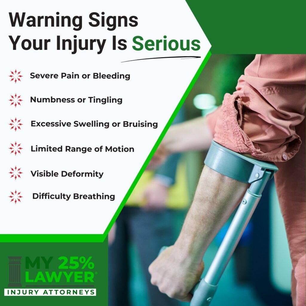 Warning Signs Your Injury Is Serious