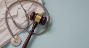 gavel and stethoscope