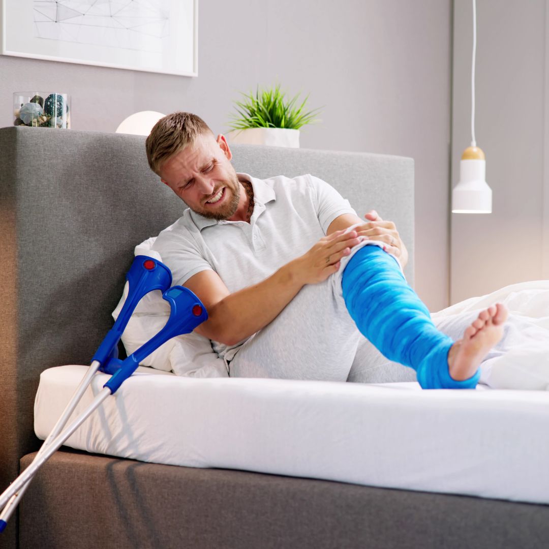 injured man